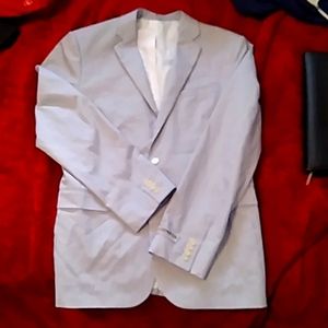 Express Photographer Blazer 40R, Blue and white